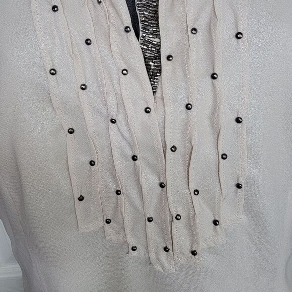 Classiques Entier beaded metallic sleeveless top medium - Picture 5 of 10